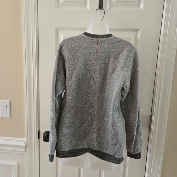 Homecore Men's Heather Grey Terry Cloth Crewneck Sweatshirt Size Medium - Picture 4 of 12